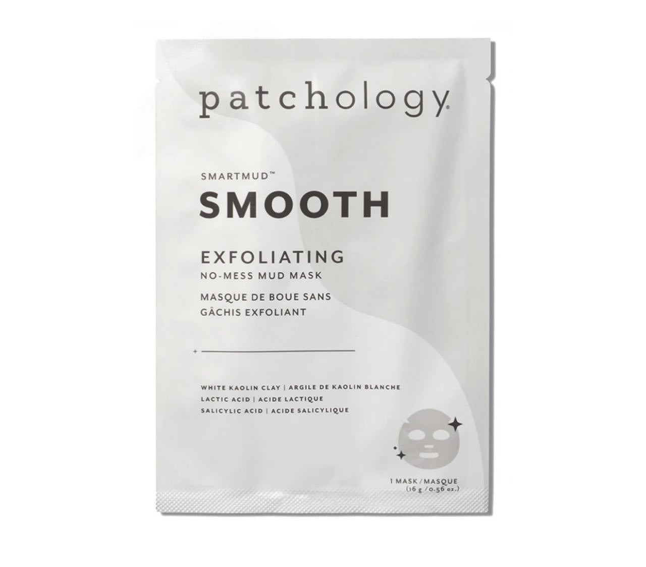PATCHOLOGY SmartMud Smooth Single оновлююча маска з кислотами