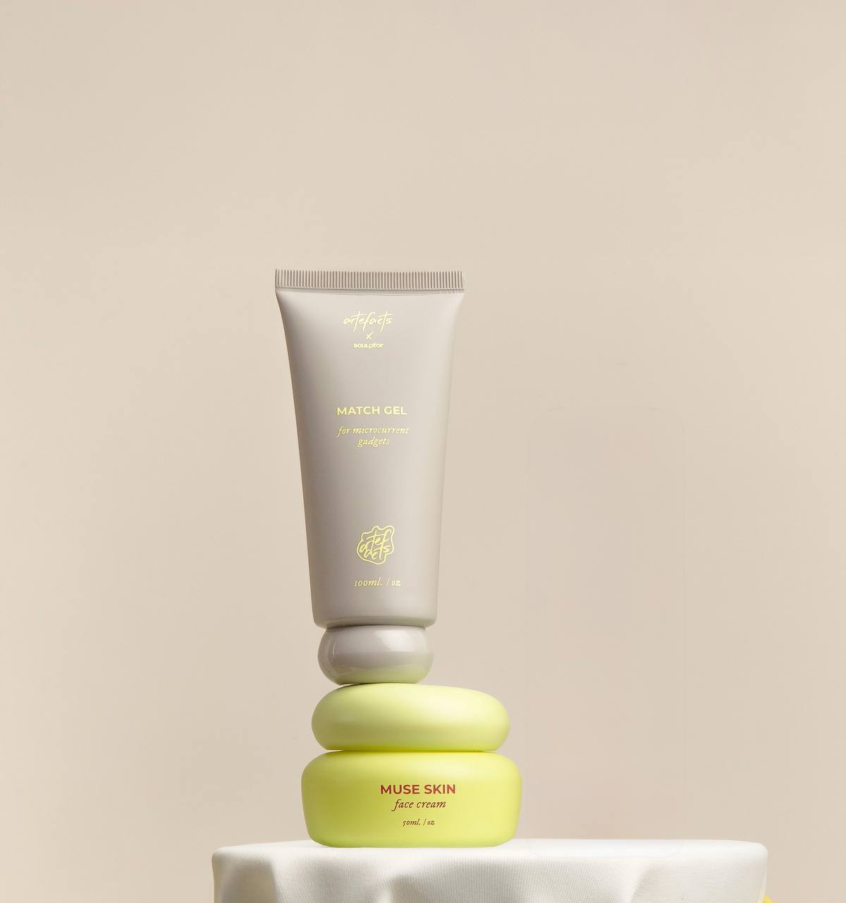 Microcurrent Pro - DUO: Гель для beauty-гаджетів&Крем для обличчя
