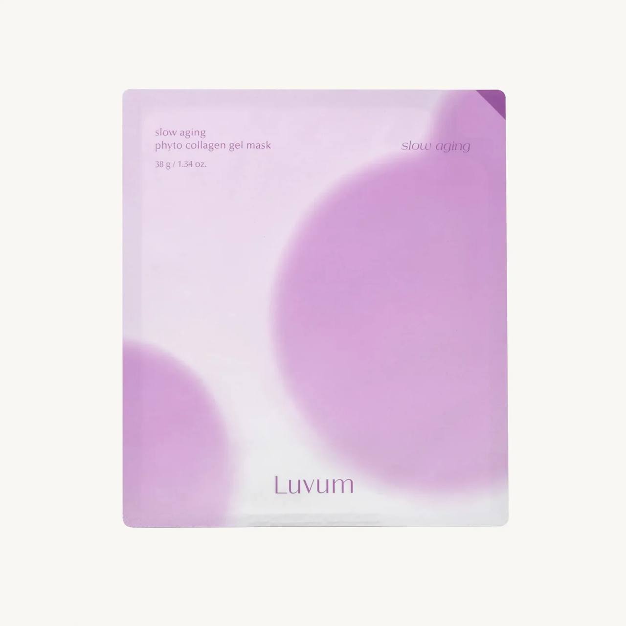 Luvum Slow Aging Phyto Collagen Gel Mask Антивікова корейська гідрогелева маска з фітоколагеном та пептидним комплексом