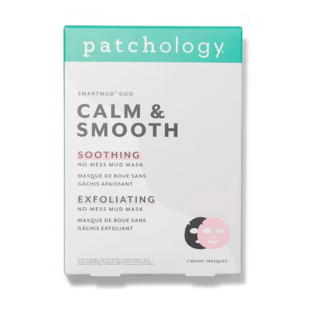 PATCHOLOGY SmartMud Duo (Smooth + Calm) дуо масок оновлююча + заспокійлива