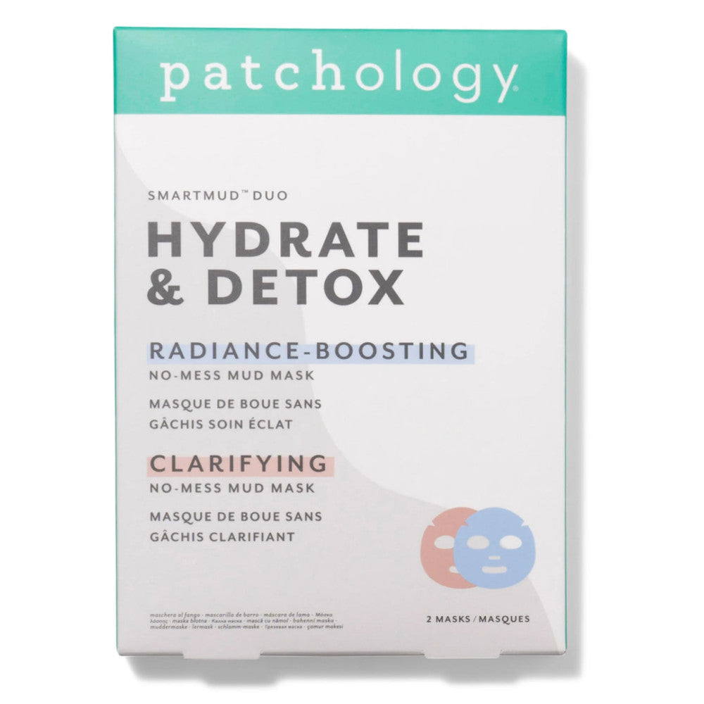 PATCHOLOGY SmartMud Duo (Detox + Hydrate) дуо масок детокс + зміцнююча