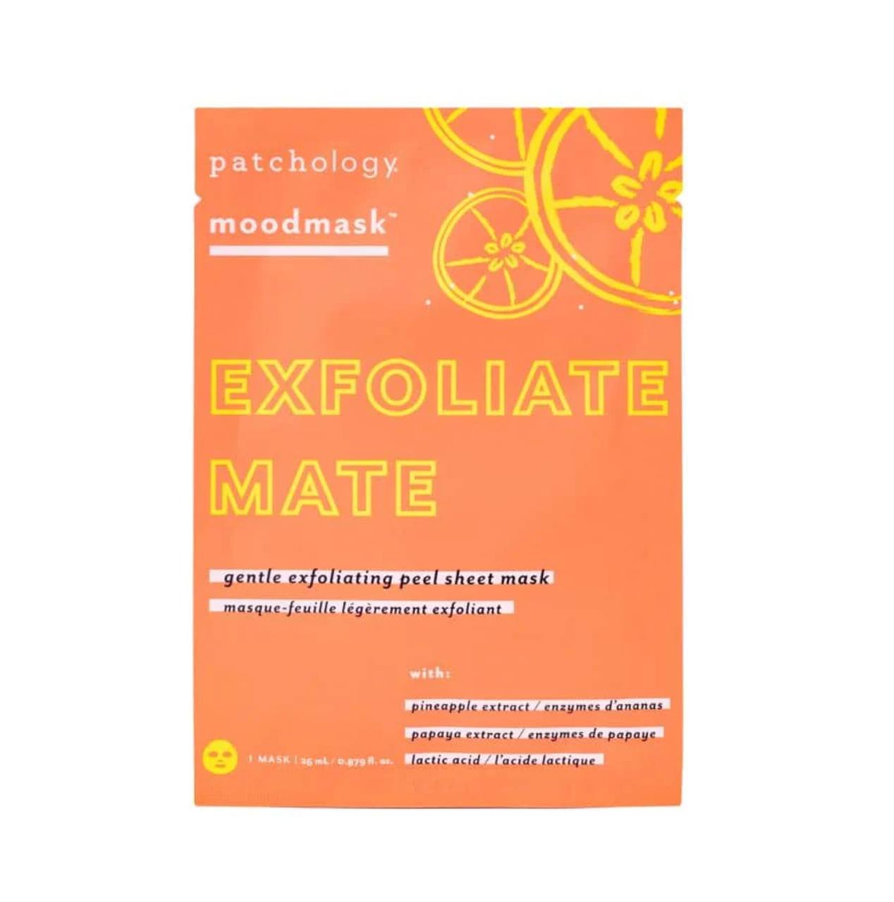PATCHOLOGY Exfoliate Mate м'яко відлущуюча тканинна маска