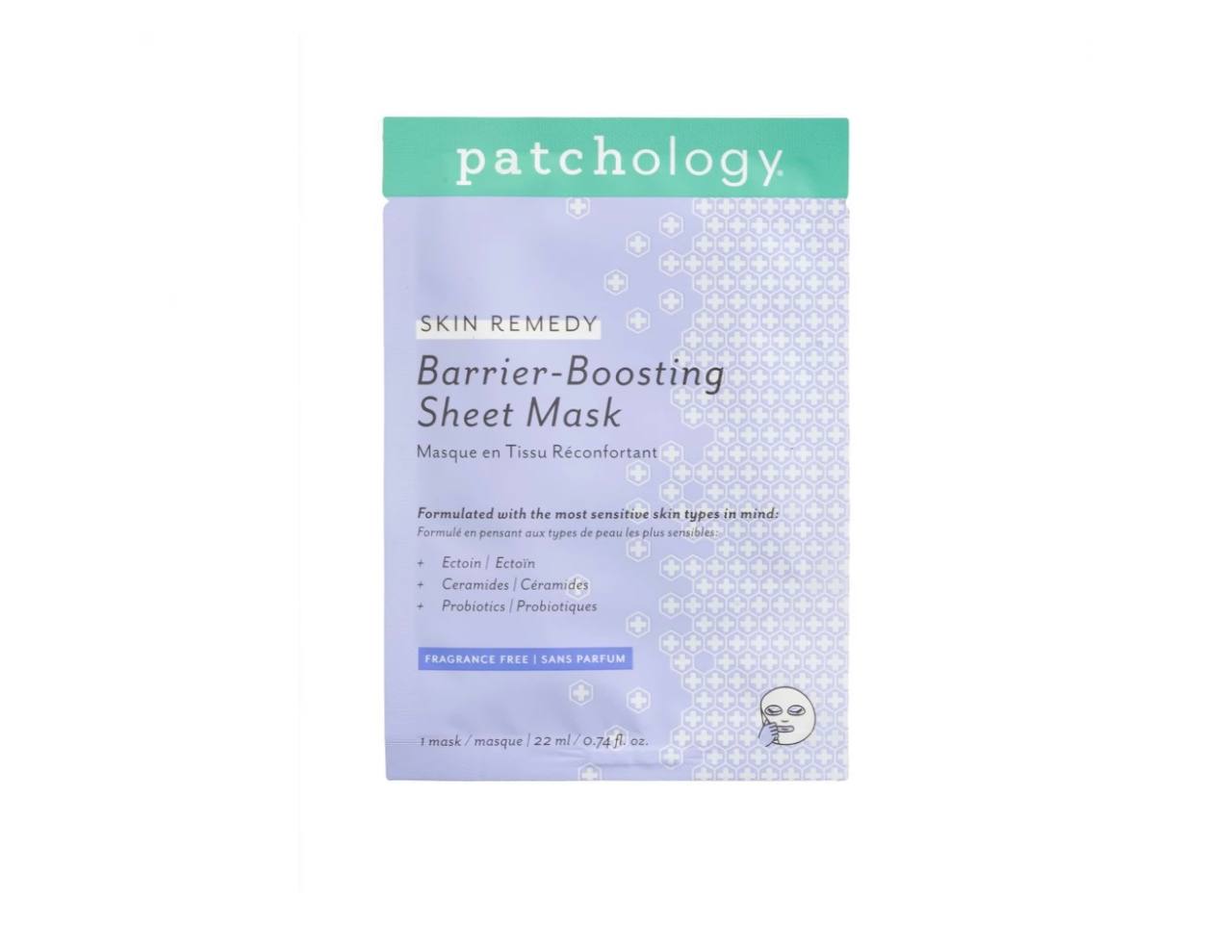 Patchology Skin Remedy Barrier Boosting Sheet Mask – Заспокійлива і захисна маска для обличчя
