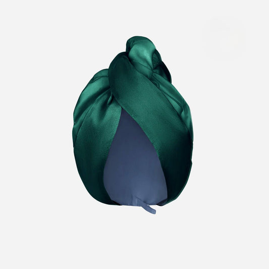 MOLODO Тюрбан Шовк & Мікрофібра BlueSoft зелений