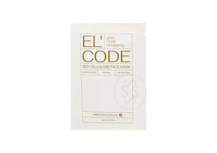 El’Code Bio-Cellulose Face Mask Антивікова біоцелюлозна маска для обличчя