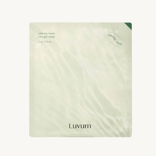 Luvum Calming Repair Cica Gel Mask Заспокійлива корейська гідрогелева маска з екстрактом центелли та алое вера